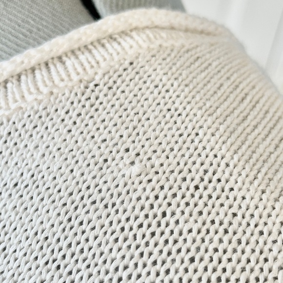 Marled Cream Crew Neck Sweater with Americana Love Graphic (size M) - Picture 14 of 15